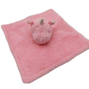 Parents Choice Unicorn Baby Blanket Pink Lovey Square